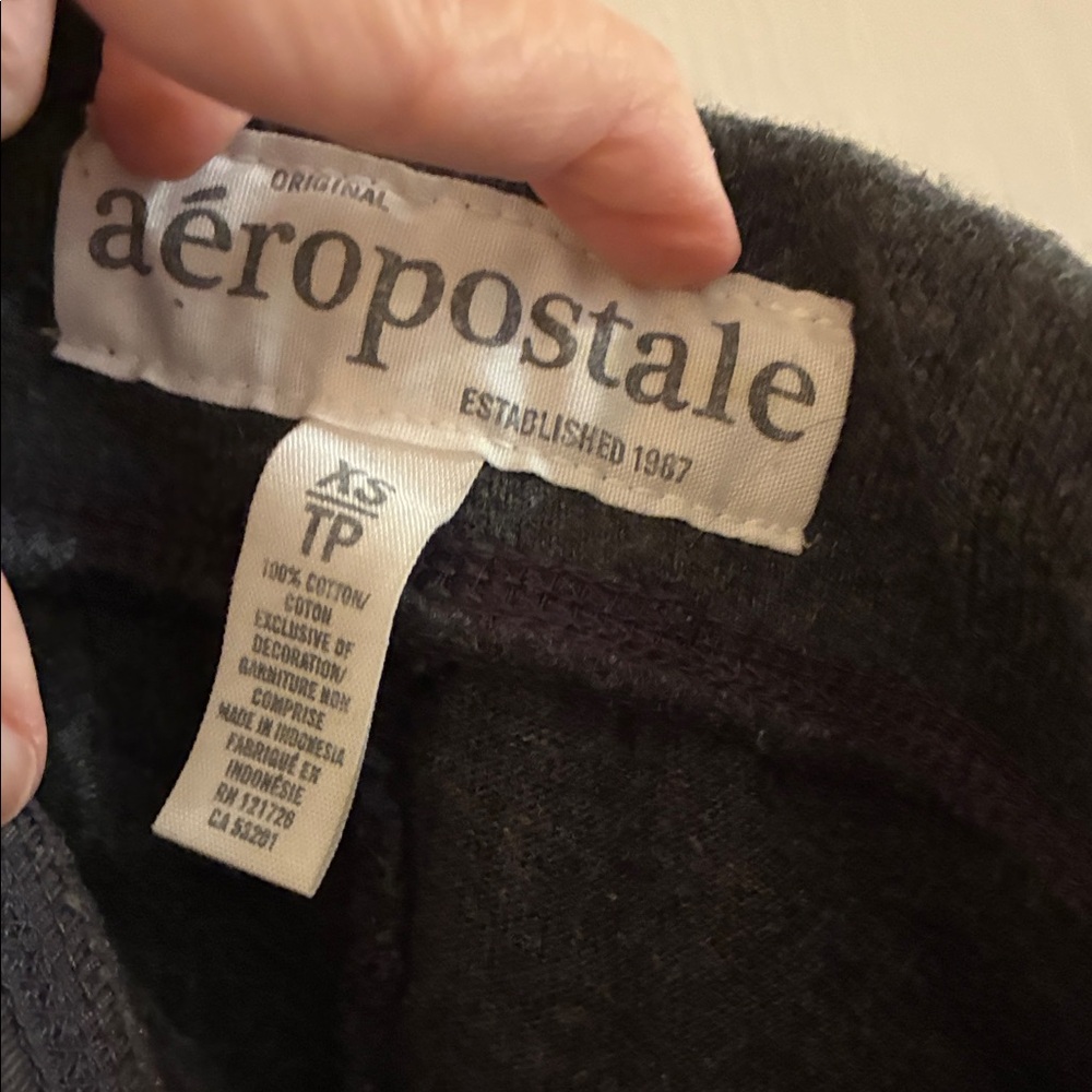 Aeropostale Charcoal Pants with Embroidered Logo - Picture 6 of 9